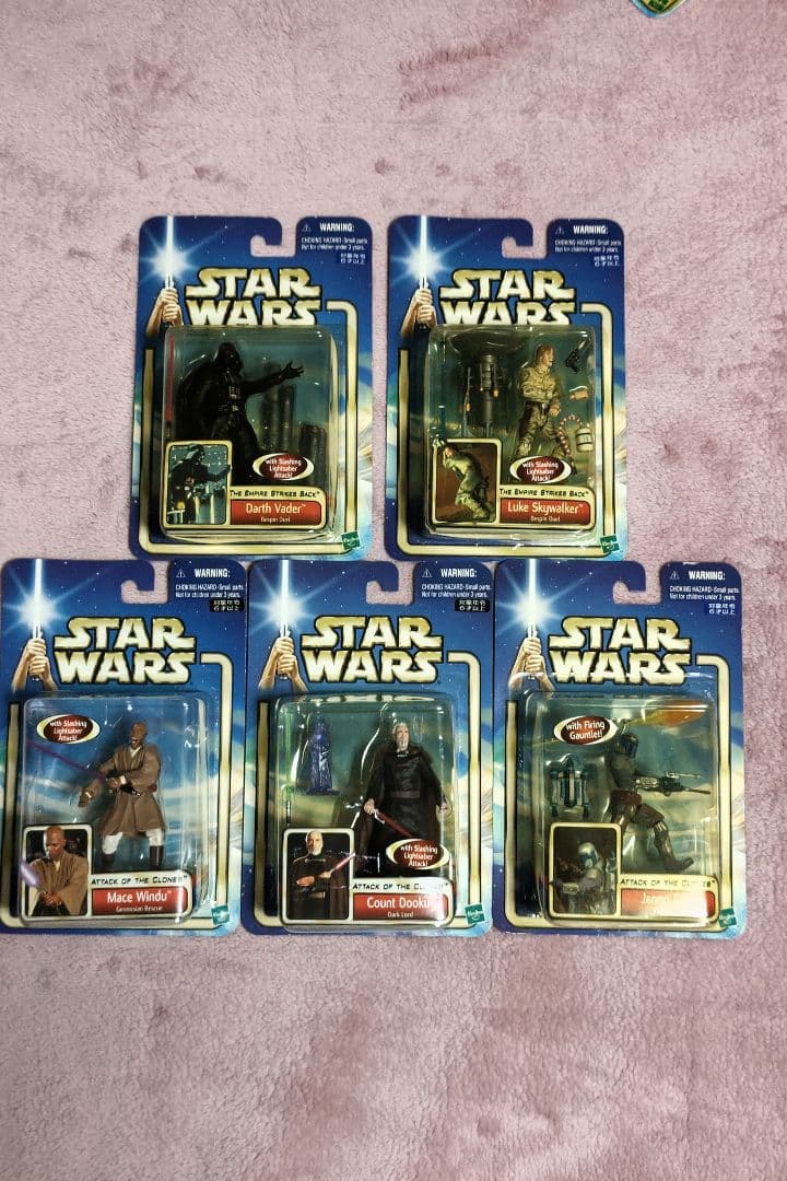 スターウォーズエピソード2　ベーシックフィギュア　5セット