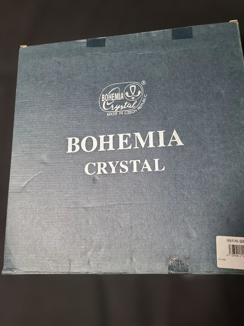 BOHEMIA Crystal 500pk 24%pbo　角皿プレート
