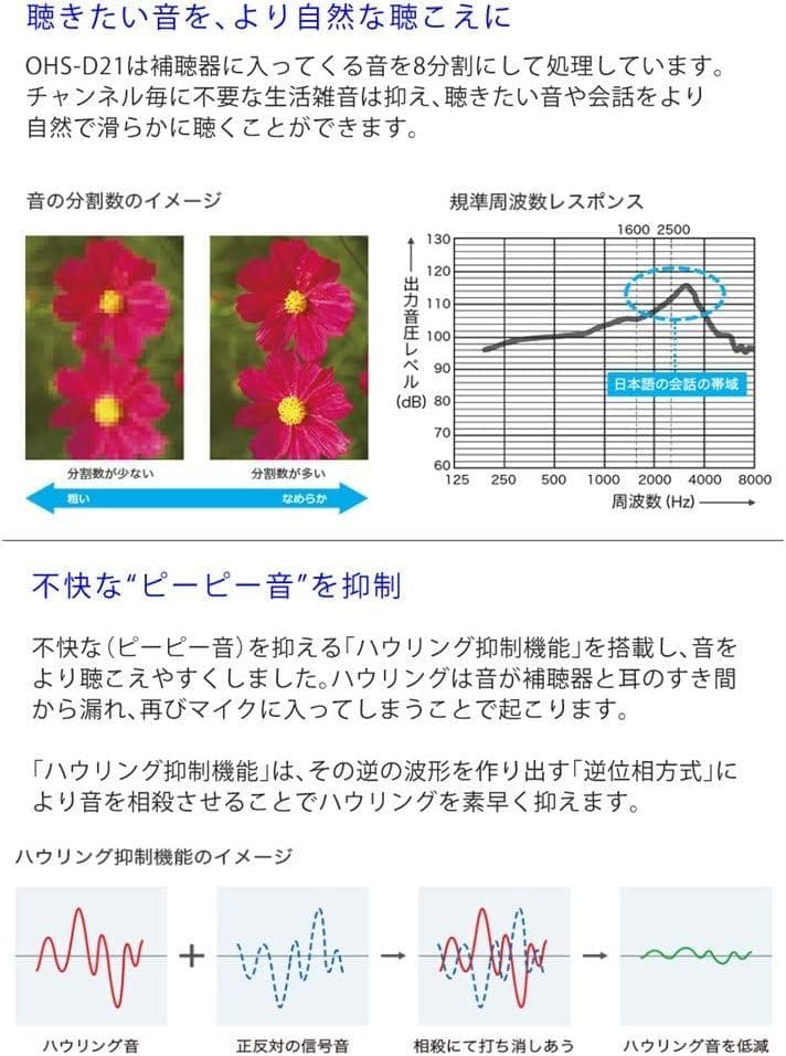 オンキヨー(Onkyo)OHS-D21シリーズ ベージュ 左耳用 音響機器