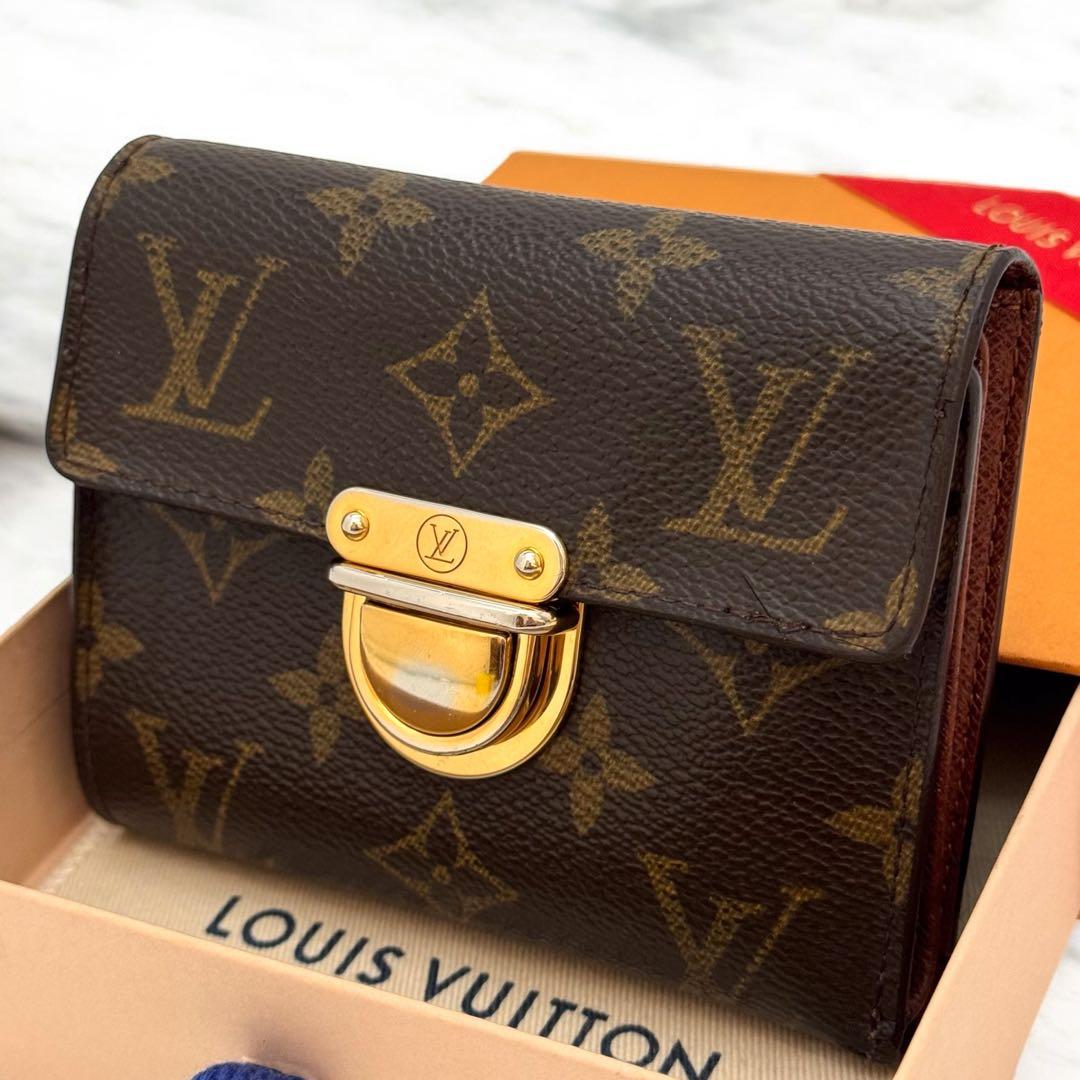 美品✨️ルイヴィトン　ポルトフォイユ　コアラ　カード９枚　財布　コンパクト