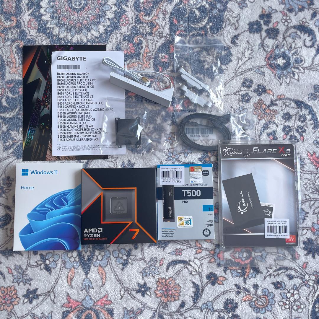 に*ん様 Ryzen 7 9700X RAM 32GB M.2SSD 1TB 自