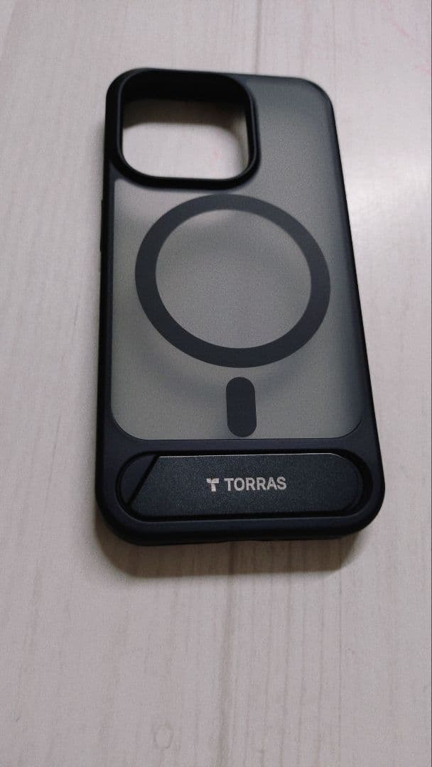 iPhone 15 Pro 用 ケース 縦横両対応リング　6.1インチ　ブラック