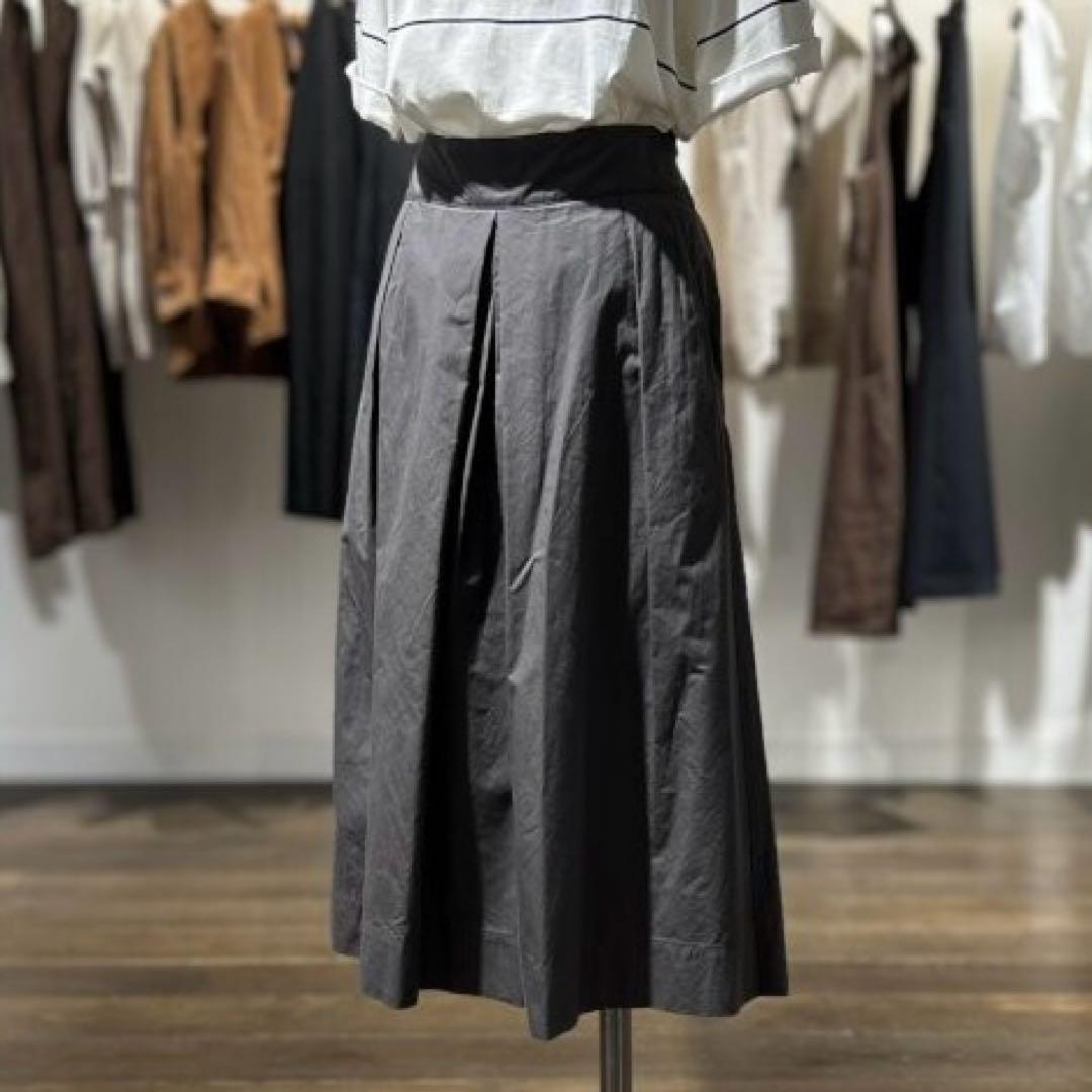 パンツ MARGARETHOWELL 24SS WASHED COTTON POPLIN