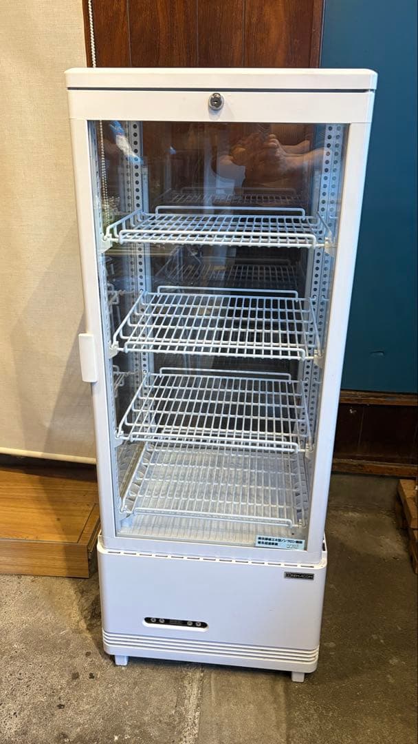 【美品】レマコム　4面ガラス冷蔵ショーケース　R4G-1055SLW