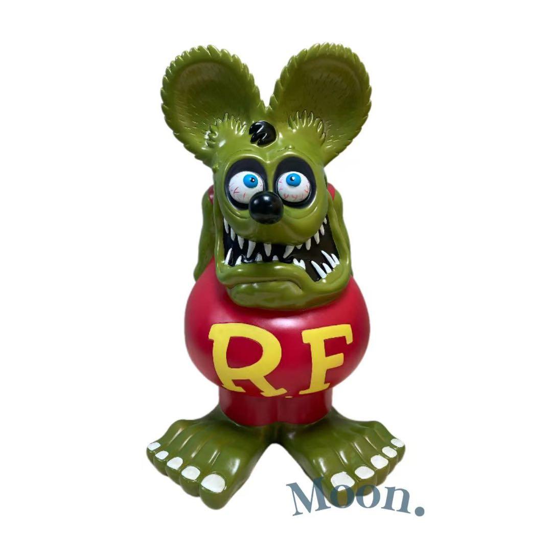 ラットフィンク 60cm 超特大 フィギュア 貯金箱 限定 メタリックグリーン