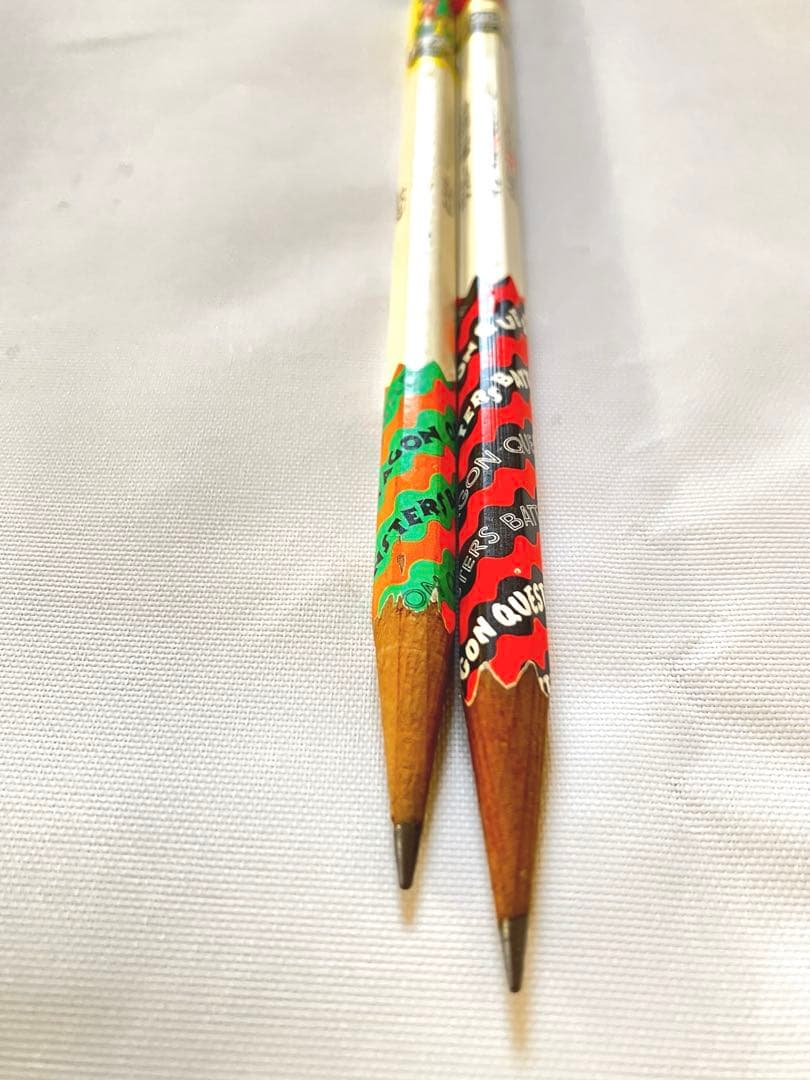 【レア】ドラゴンクエスト　バトルえんぴつ90本　キャップ25個　まとめ売り