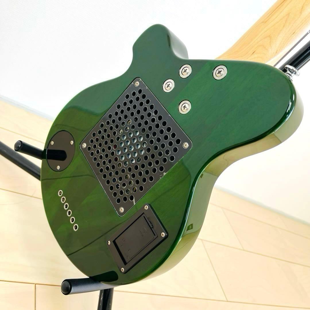 ピグノーズ　アンプギター　ショートスケール　ミニギター　PGG-200 グリーン