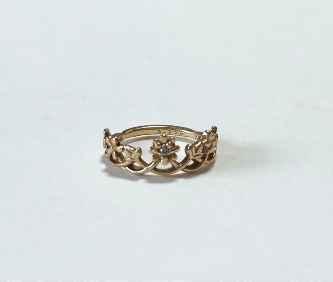 NOJESSノジェス　K10ピンキーリング