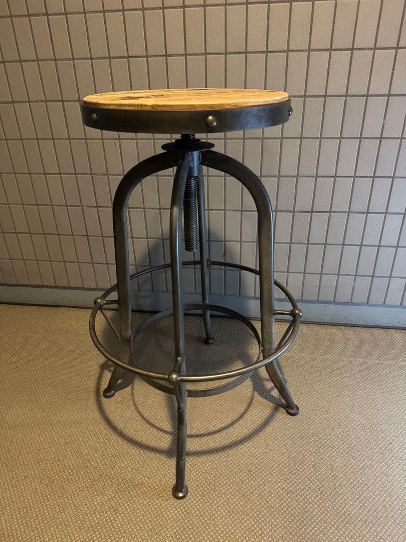 スツール 丸椅子 昇降式 カウンターチェア ヴィンテージ　東京池袋