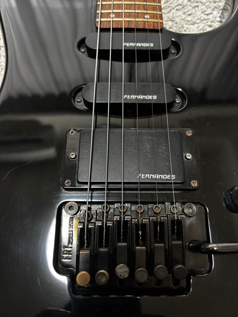 Fernandes FR-55 エレキギター　ブラック