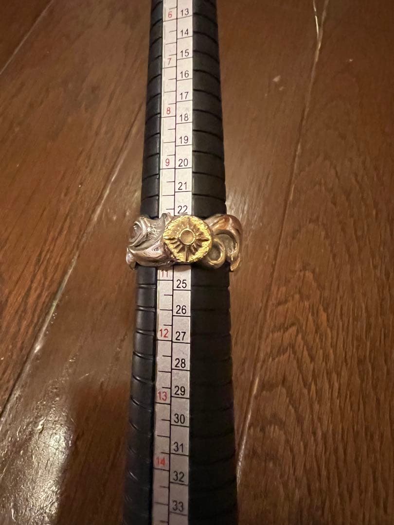 ル*ー様 アリゾナフリーダム　k18 とライバル　リング　廃盤品　希少