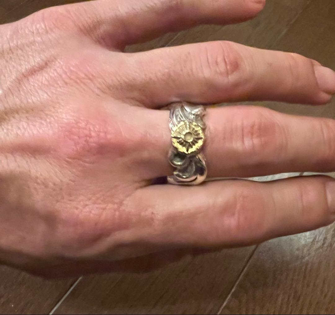 ル*ー様 アリゾナフリーダム　k18 とライバル　リング　廃盤品　希少