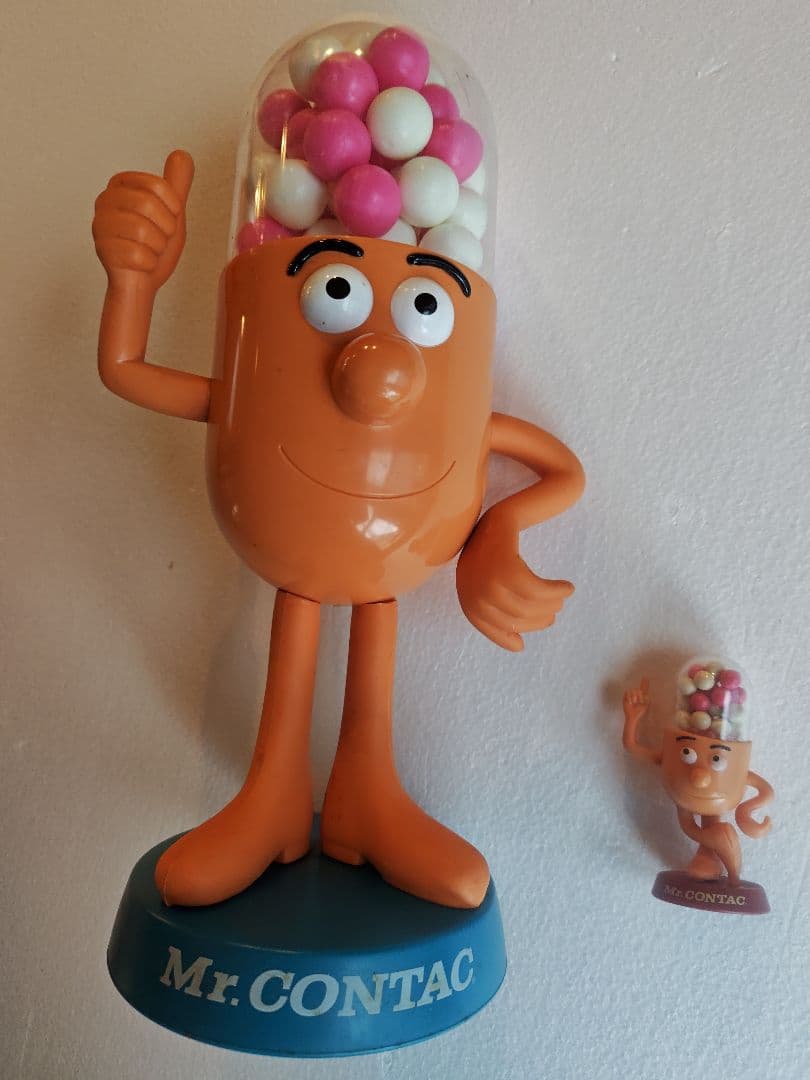 Mr. CONTAC ミスターコンタック人形「大」「小」セット　非売品