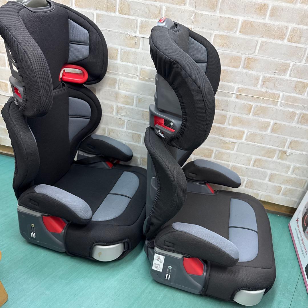 グレコ ハイバックジュニア　ジュニアシート　3才から　2台セット売り