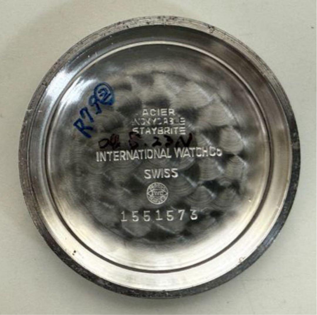 もずく【希少・美品】IWC オールドインター ラウンドCal.853