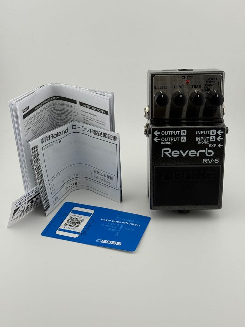 Boss RV-6 ギター　ベース　エフェクター　リバーブ