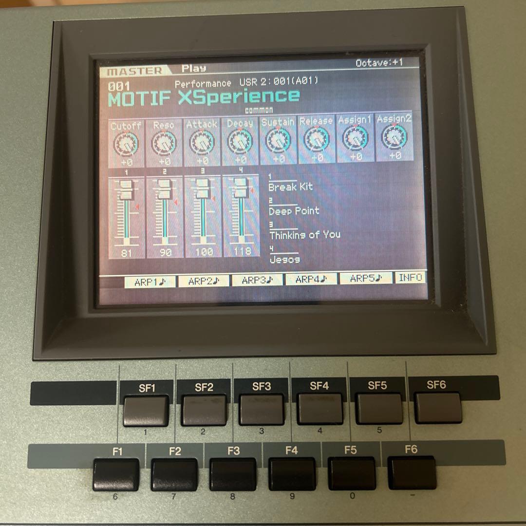 Yamaha MOTIF XS6 61鍵 シンセサイザー