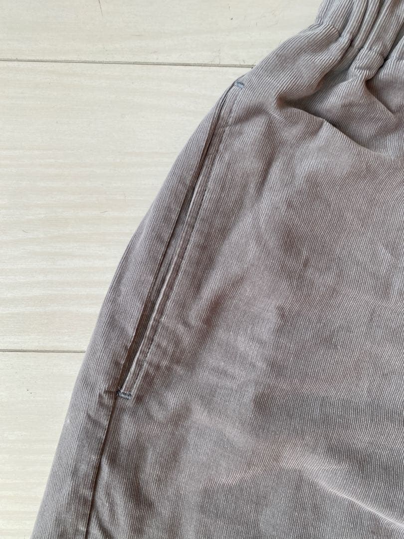 huis 遠州織物 みじんコール サルエルバルーンパンツ コーデュロイ