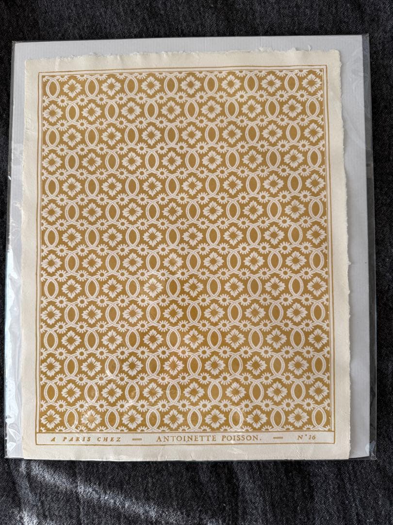 レア！アントワネットポワソン ドミノペーパー　ゴールド
