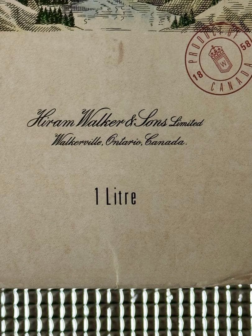 Canadian Club カナディアンクラブ　1983 40％ 1000ml