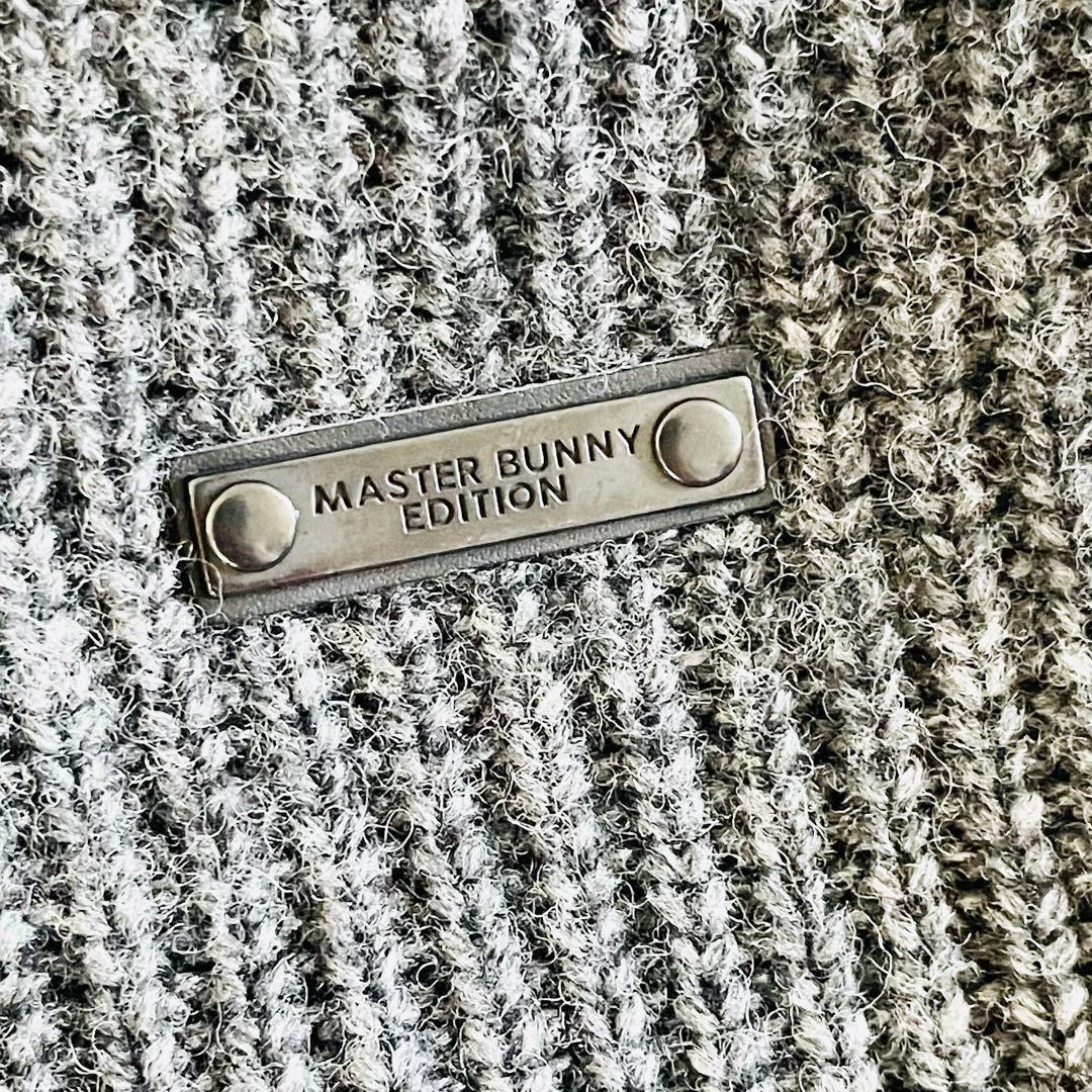 【日本製】マスターバニーエディション　ニットジャケット 裏地付きフード収納