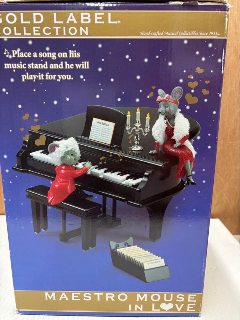 ミスタークリスマス　製造 2010年 マエストロ マウスインラブ　オルゴール