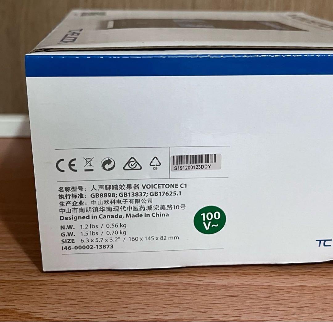 【未使用】TC HELICON VOICETONE C1 ティーシーヘリコン