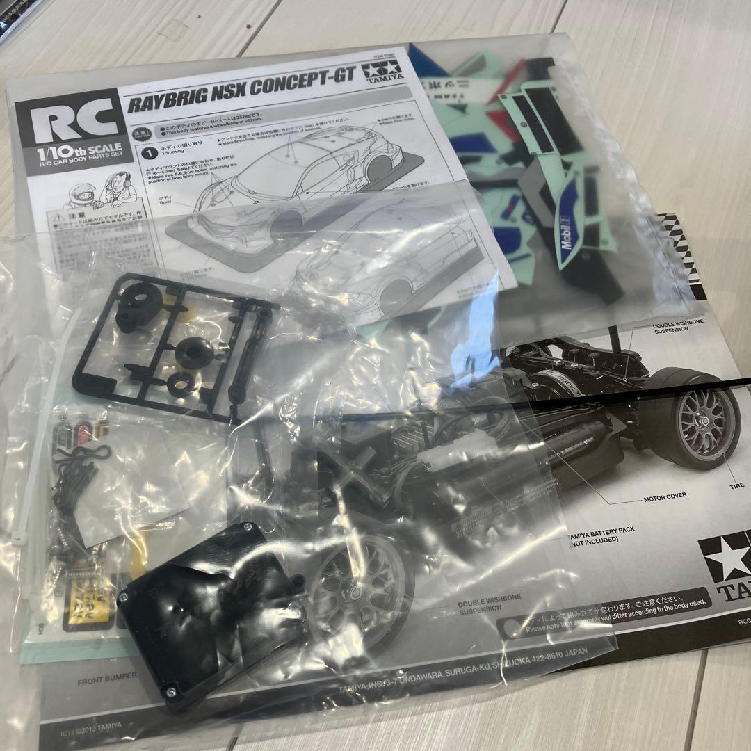 未走行品　タミヤ RAYBRIG NSX レイブリック　ラジコン　tt02