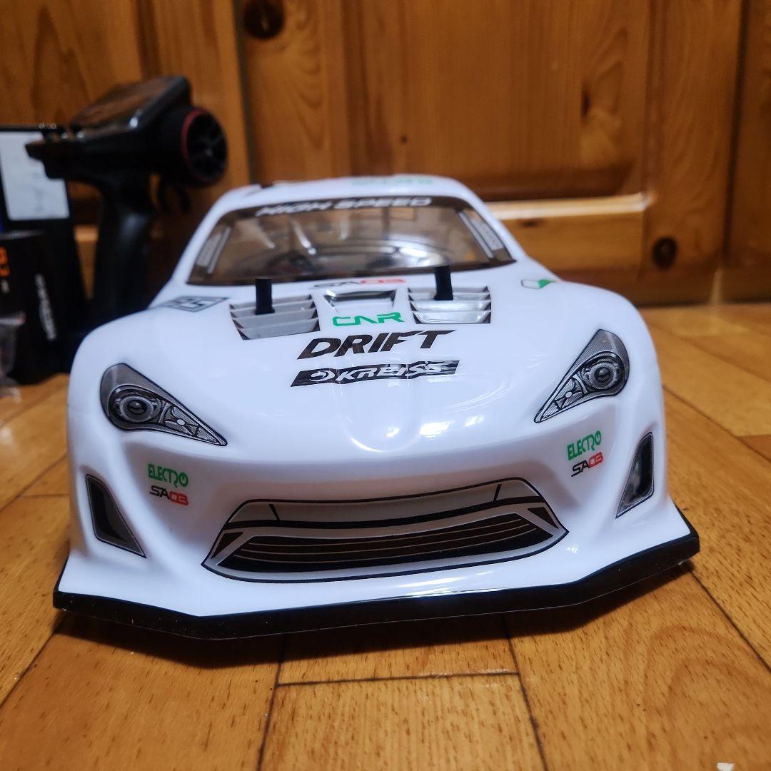 タミヤ ドリフト ラジコン フルセット　TT02 白　86　ボディ　　　tt01