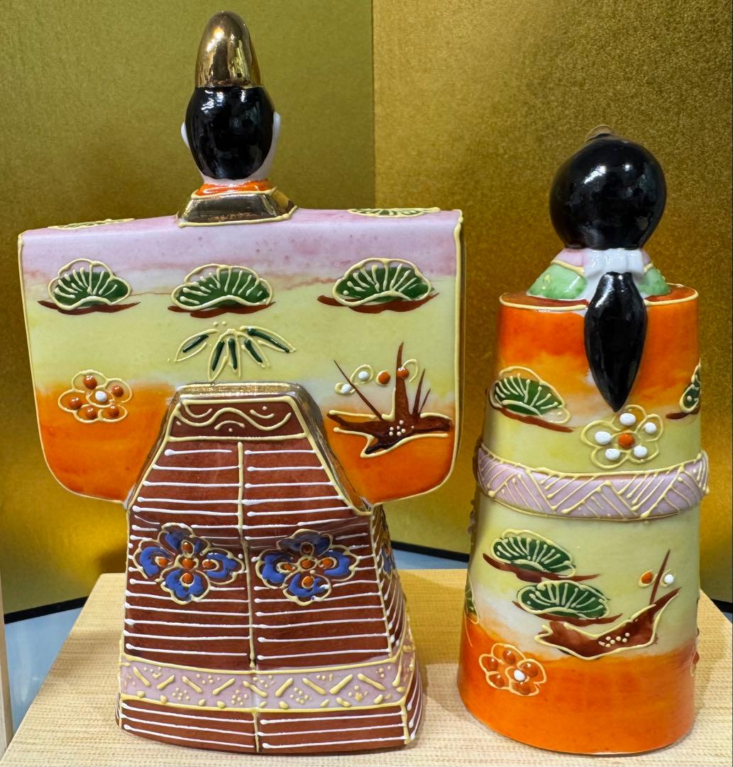 九谷　雛人形 立雛　おひなさま