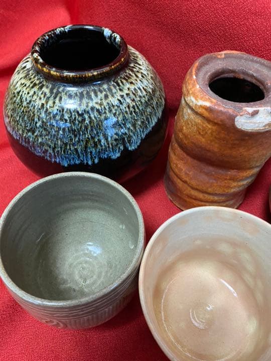 陶器　かなり古い　陶芸品　8個セット