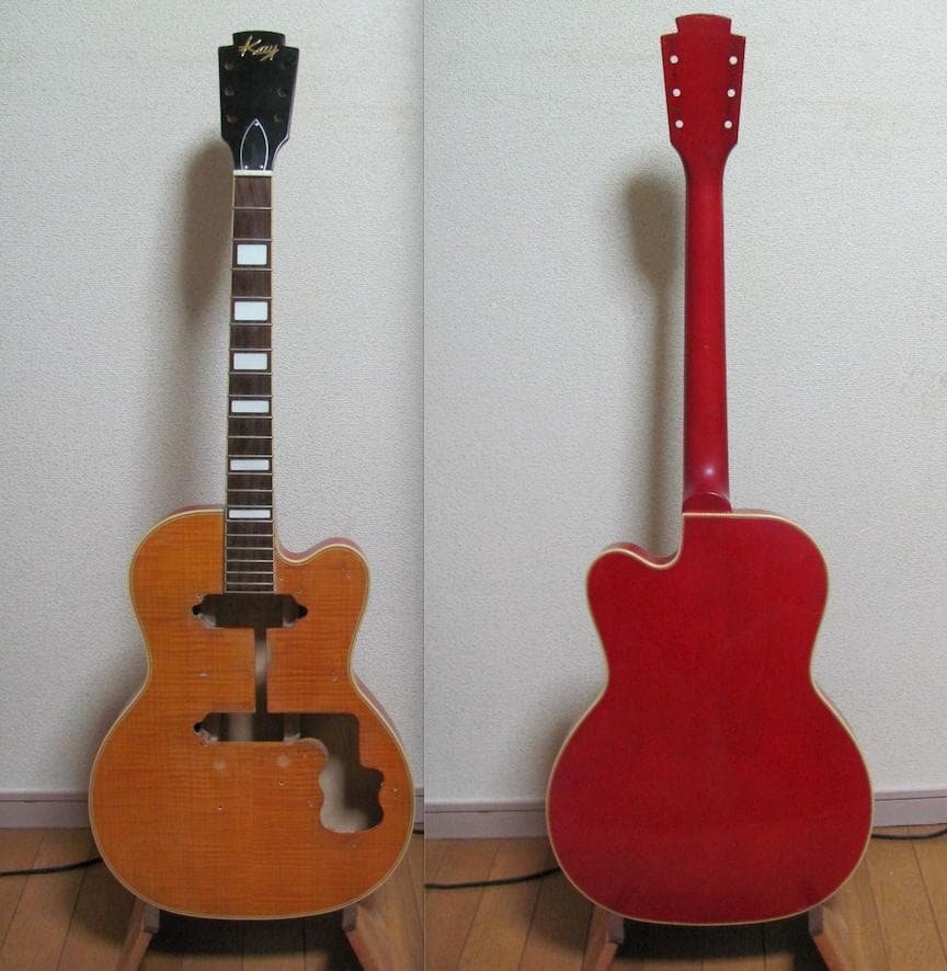 Kay Model K161ボディ＆2ピックガード ケイ ビザールギター
