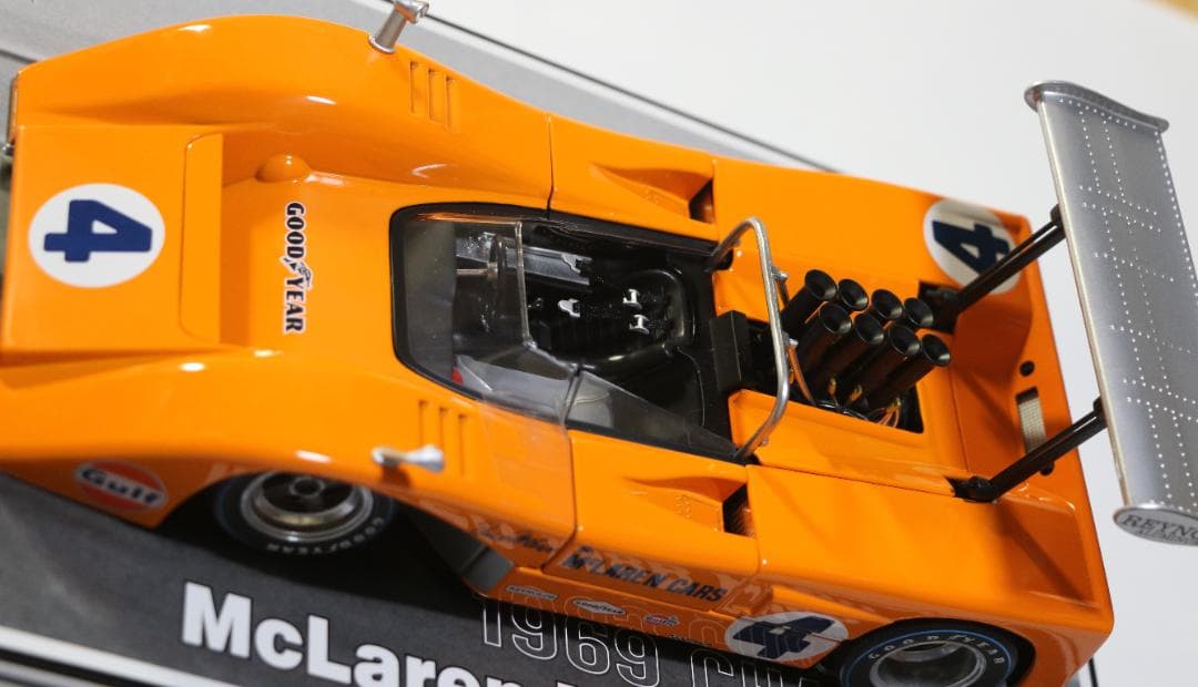 超貴重　GMP製１／１８ マクラーレン・シボレーＭ８Ｂウィング１９６９カンナム