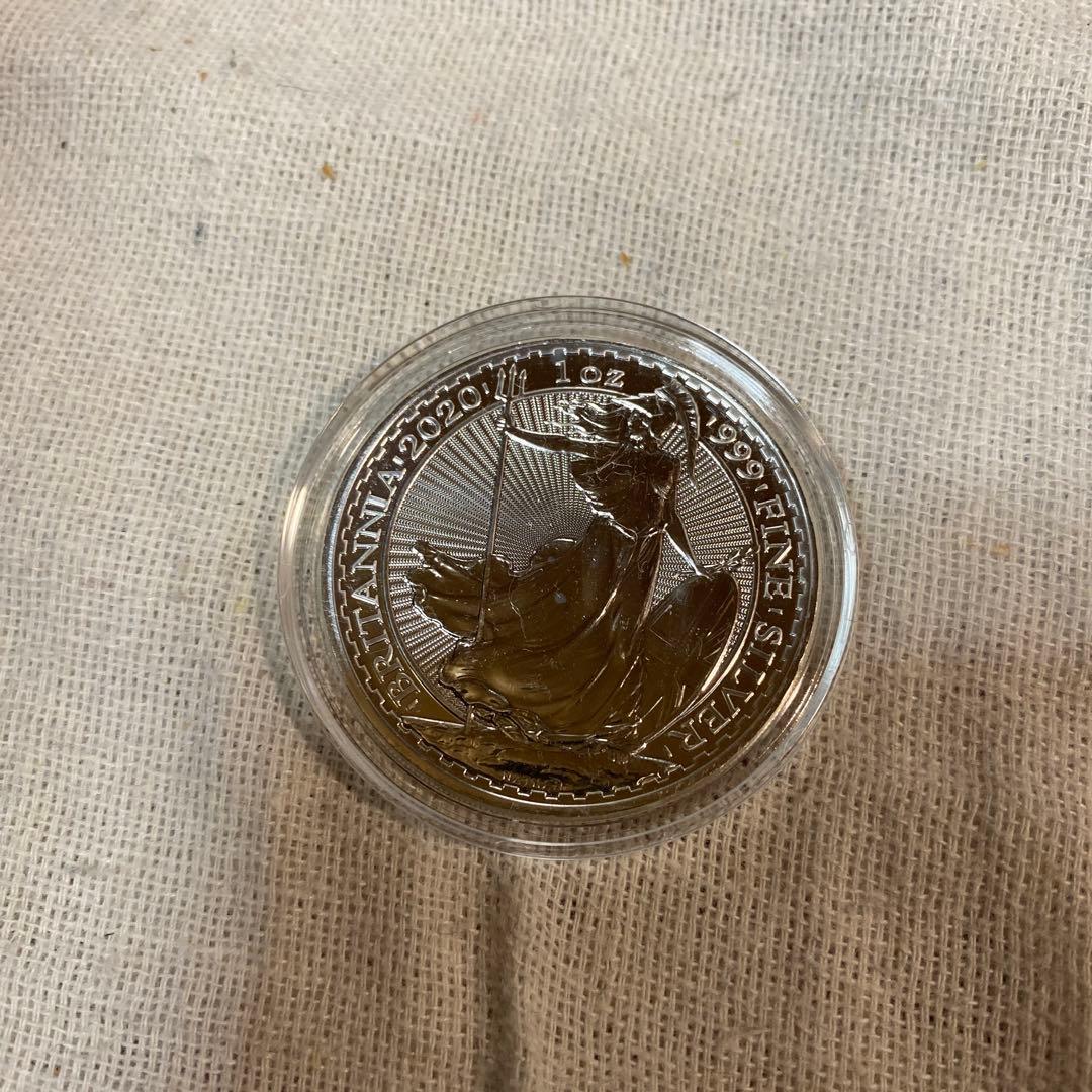 2020年ブリタニア銀貨　1オンス