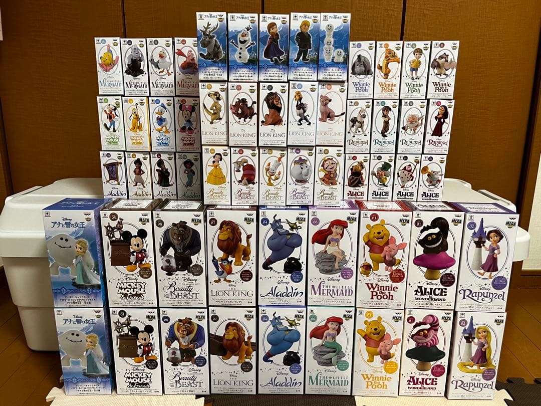 ディズニー　ワーコレ　ワールドコレクタブルフィギュアセット　コンプリート