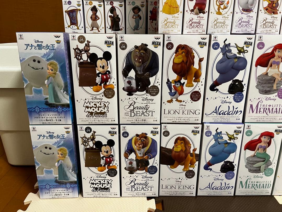 ディズニー　ワーコレ　ワールドコレクタブルフィギュアセット　コンプリート
