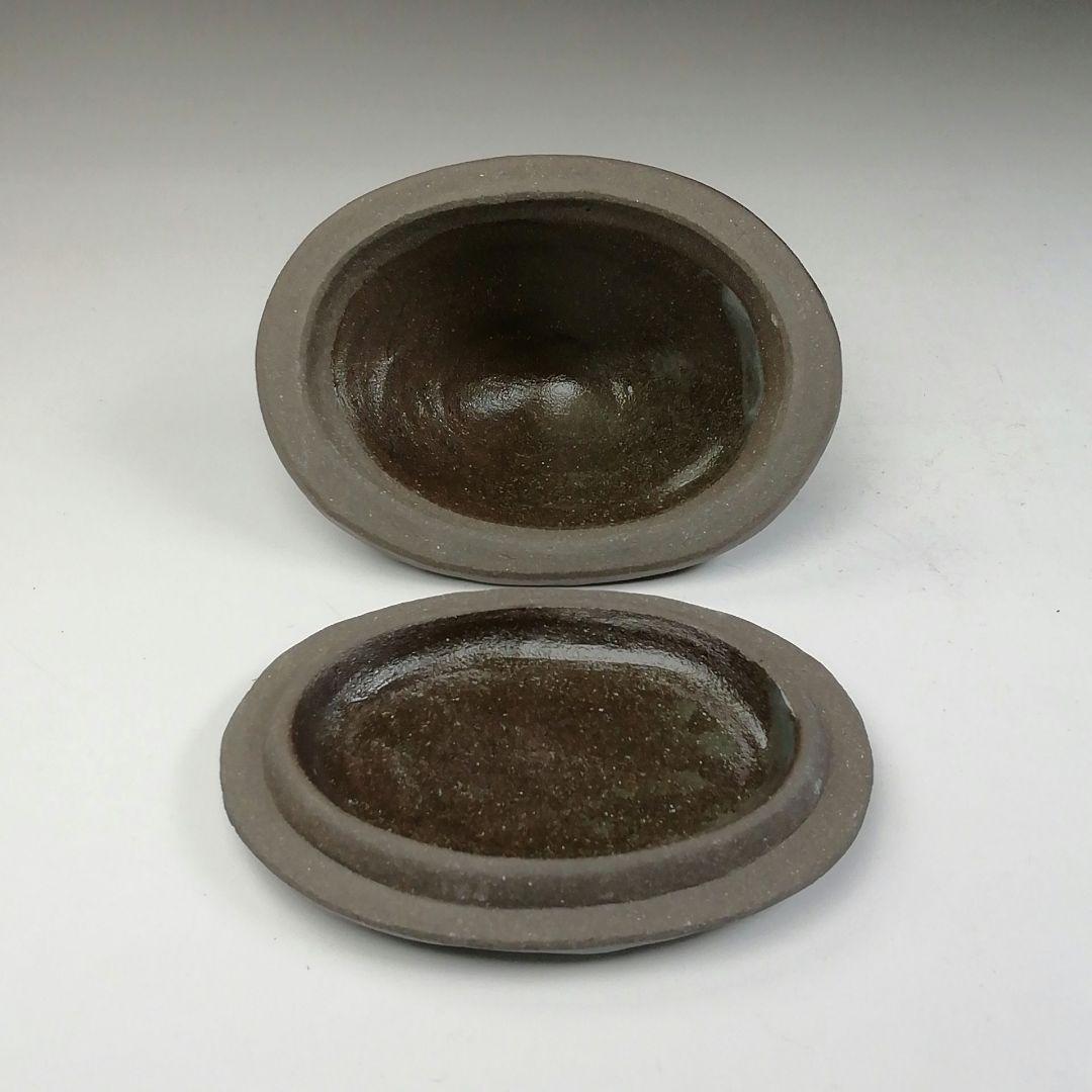 Ｔ７４６　香合　『富士山』『中村良二 造』　共箱　茶道具