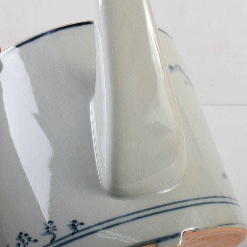 Palm Tree　古伊万里写　染付　山水文　水注　共箱　V　7975C