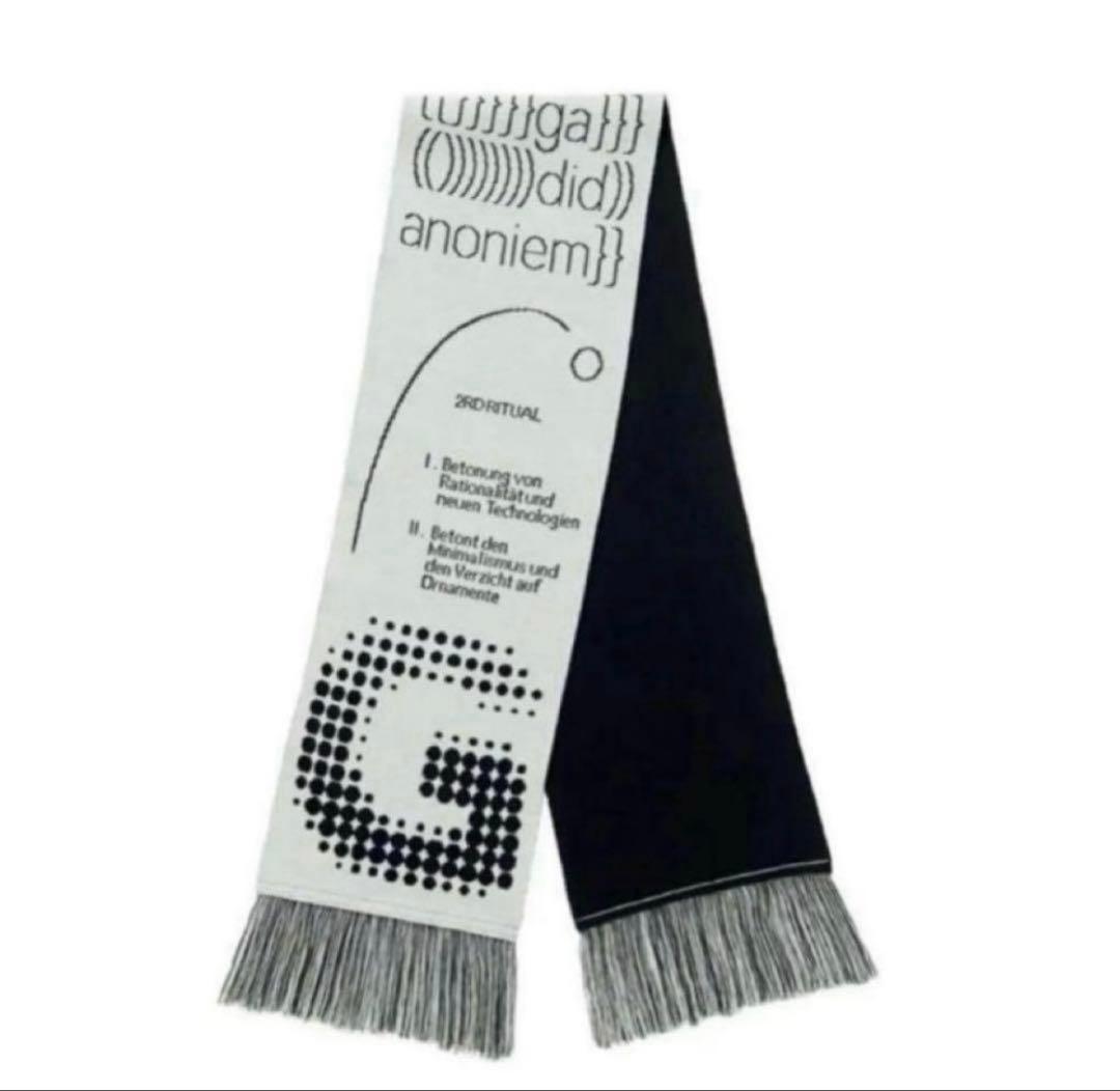 gadid anoniem GUERIN / BLACK ブラック マフラー