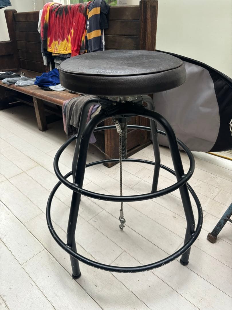 US.NAVY 潜水艦・スツール・アルミ製・米軍払下げ