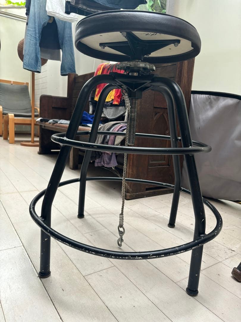 US.NAVY 潜水艦・スツール・アルミ製・米軍払下げ