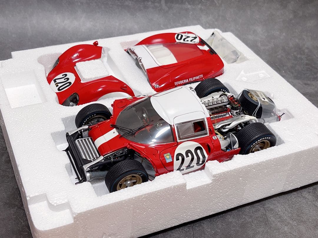 ミニカー GMP 1/18 Ferrari 412P 1967 Targa Florio