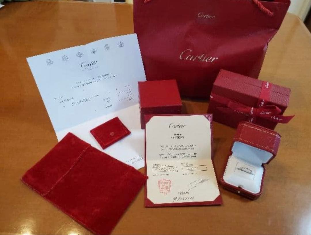 エタンセル　ドゥ　カルティエ　ウェディングリング　２mm 10号　フルエタニティ