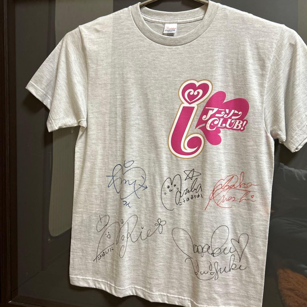 声優　声優直筆サインTシャツ 大橋彩香 新田恵海 高野麻里佳 高橋李依 長久友紀