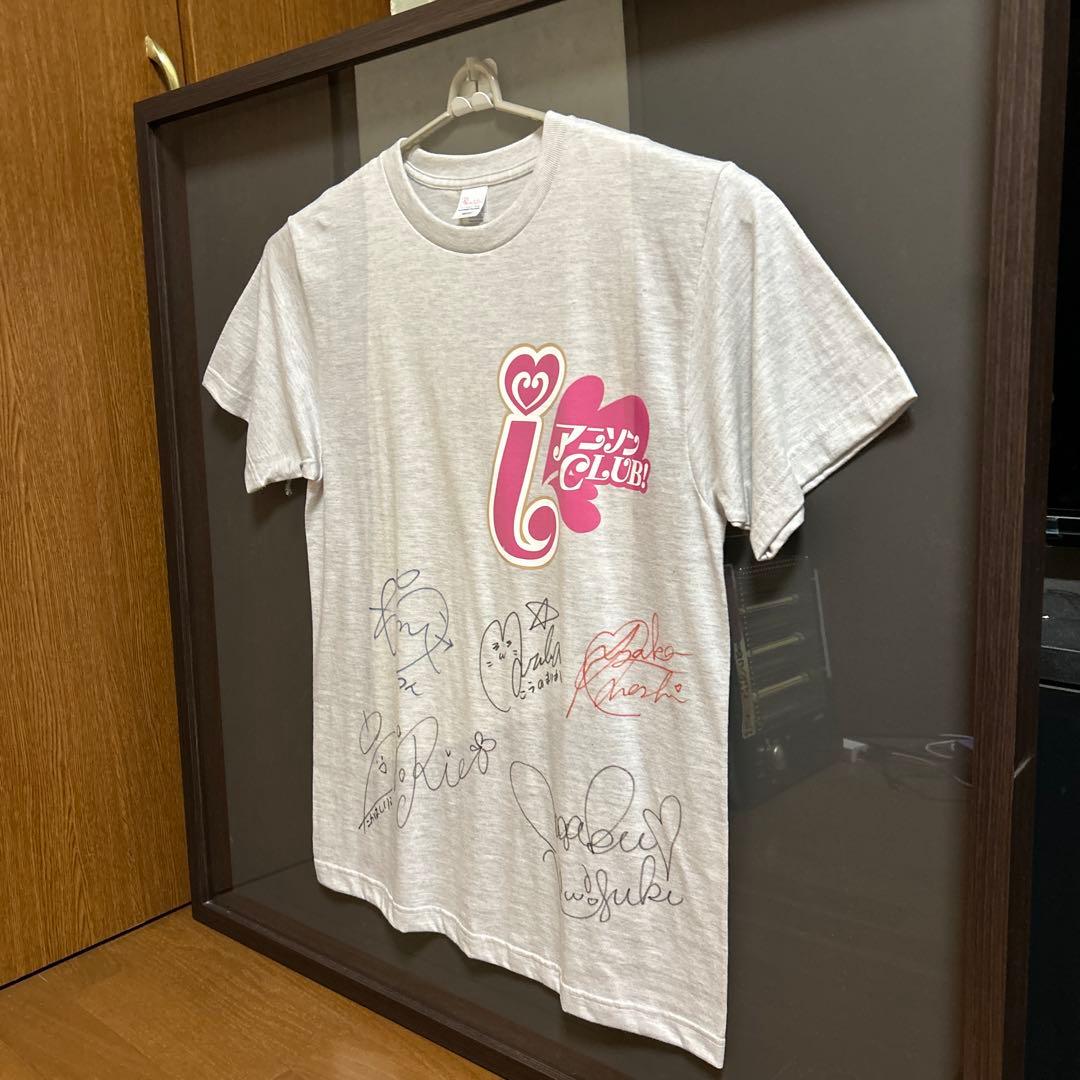 声優　声優直筆サインTシャツ 大橋彩香 新田恵海 高野麻里佳 高橋李依 長久友紀