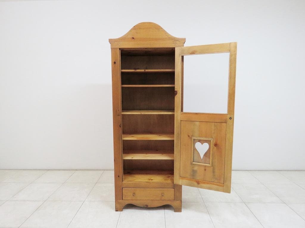 アンファン コーハウス パイン無垢材 ブックキャビネット 本棚 書棚 食器棚