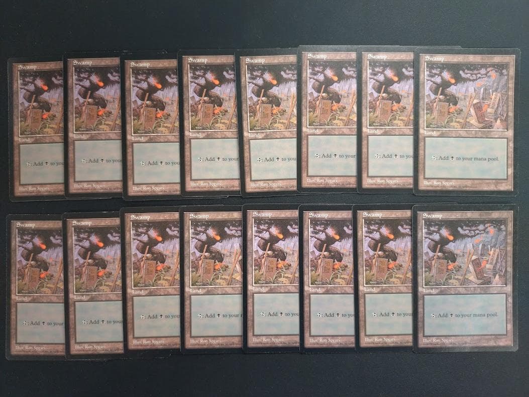 MTG APACランド 沼/Swamp APAC2 16枚セット