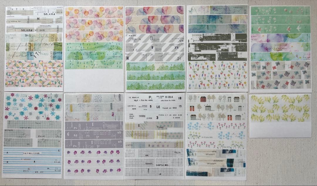 ヨハク　マステ281種各約50cm クリアマステ27種各6片　お裾分け切り売り