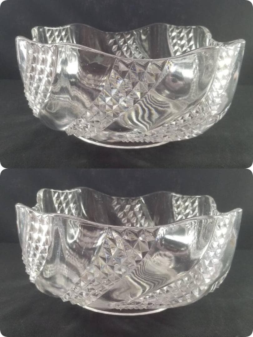 ※迫力あります!!オールドバカラ セルポンティ―ヌ 大型ボウル ガラス 蛇