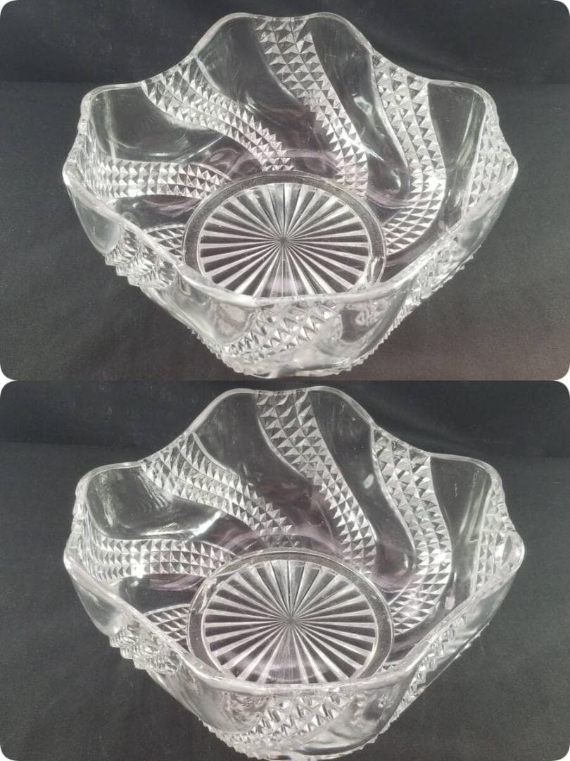 ※迫力あります!!オールドバカラ セルポンティ―ヌ 大型ボウル ガラス 蛇